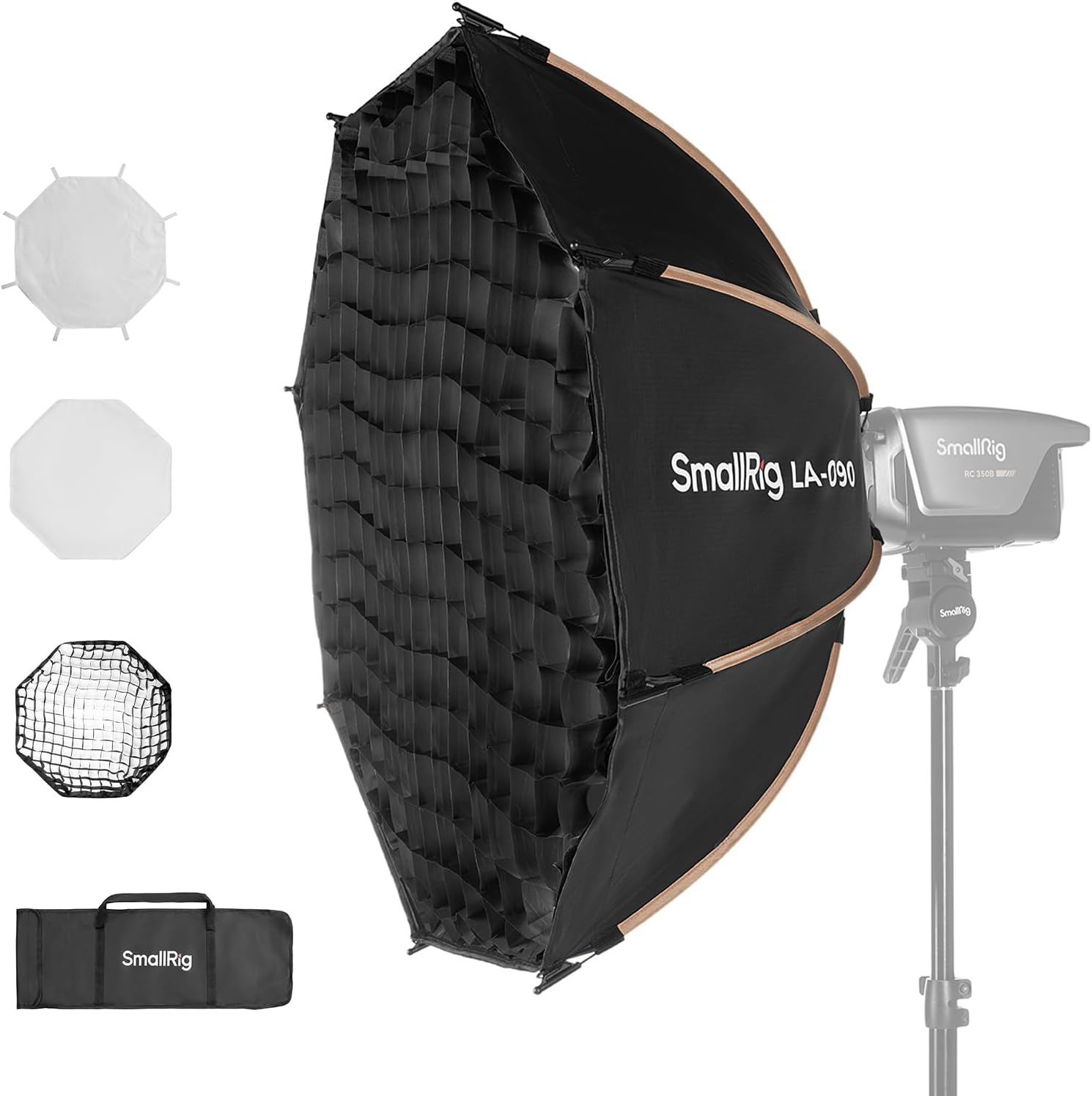 Photography Lighting Kit Portable - Kit Pencahayaan Fotografi Softbox Oktagon 35-Inci