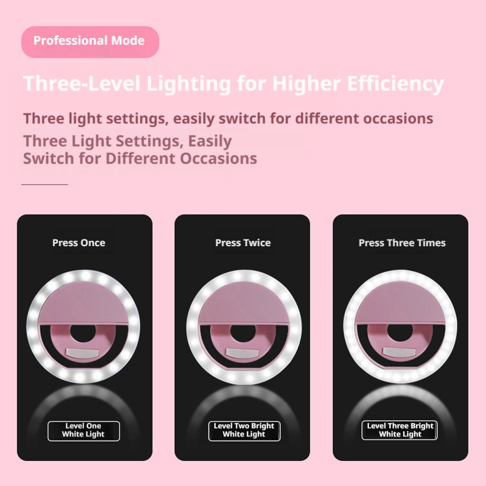 Lampu Cincin Selfie Clip On Is - Photography Lighting Game ulasan dan harga
