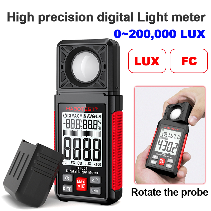 HT603 Digital Lux Meter 0~200. - Photography Lighting Meter ulasan dan harga