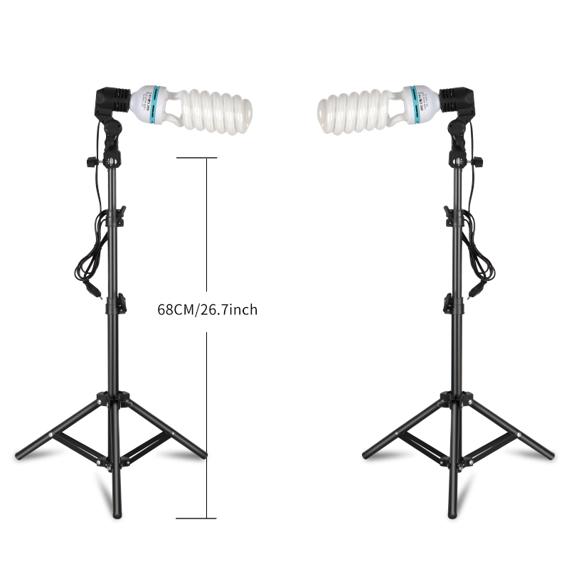 2 Buah Lampu Fotografi 135W 55 - Photography Lighting Kit Portable ulasan dan harga