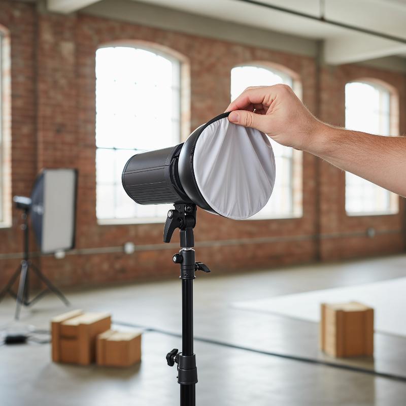 Penutup Kain dengan Cahaya Lem - Photography Lighting Meter ulasan dan harga