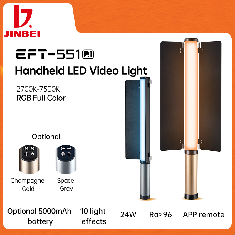 JINBEI EFT551 2700k-7500k Lamp - Photography Lighting Handheld ulasan dan harga